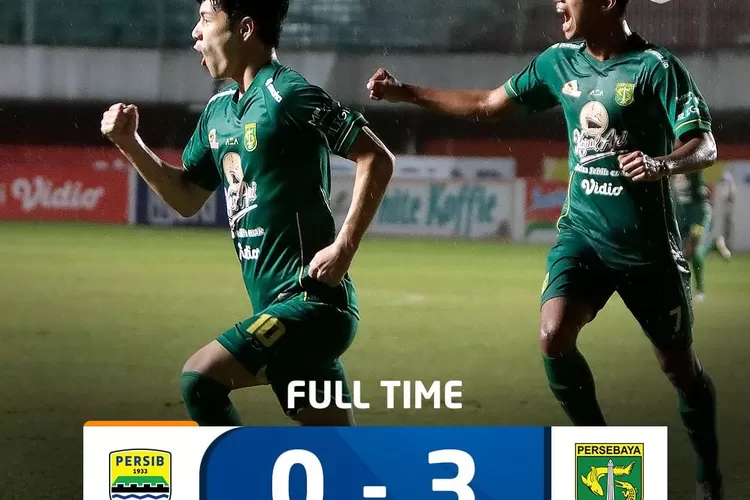 Kemenangan Persebaya Surabaya atas Persib Bandung pada pertandingan ke-16 BRI Liga 1 2021 (Instagram dari akun @liga1match)