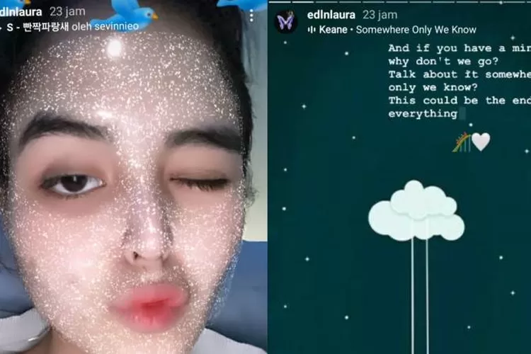 Postingan terakhir Laura Anna sebelum meninggal.