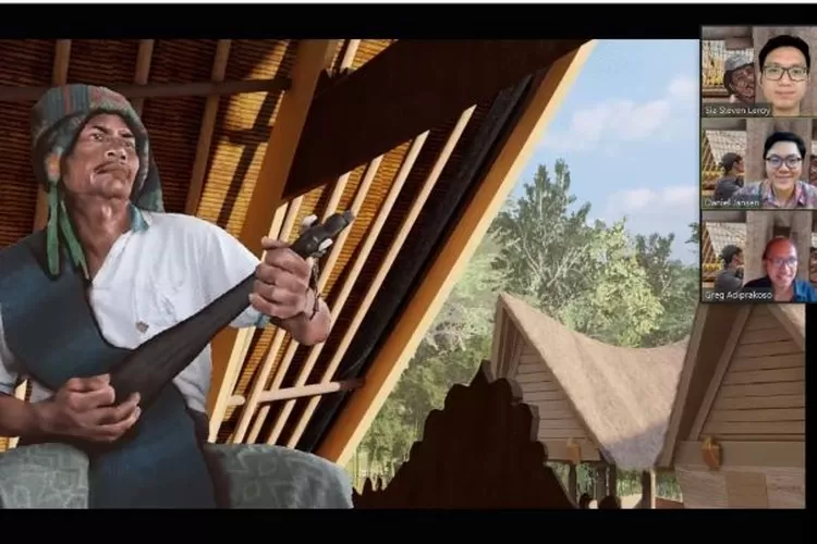  Tim Unika Soegijapranata meraih Juara I Kompetisi Cerlang Pusat Kebudayaan Nasional 2021  dalam kategori Reka Rupa Kreasi Arsitektur Nusantara Dalam Animasi 3D tingkat nasional.  (dok Unika)