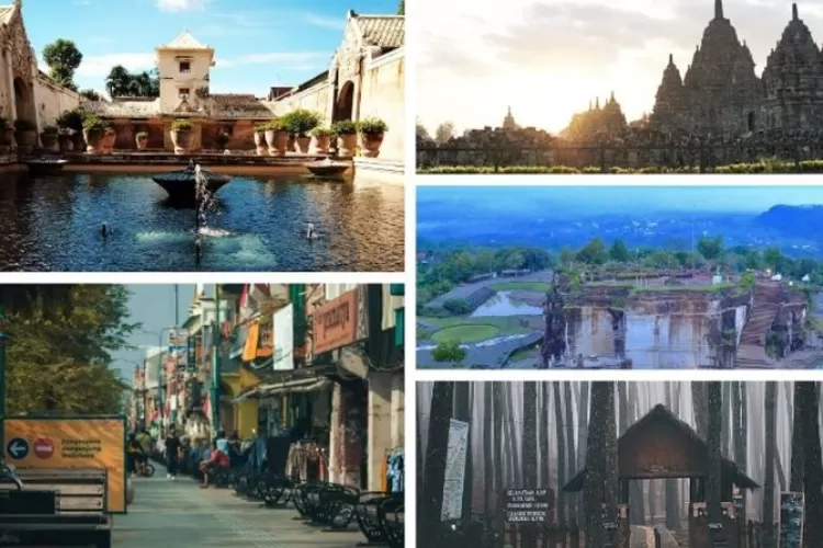 15 Tempat Wisata Paling Hits di Jogja. (Kolase dari berbagai sumber)