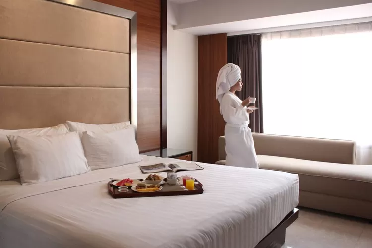 Ilustrasi menginap di Hotel Santika Premiere Semarang. (dok)