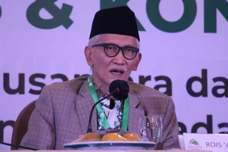 Hasil Muktmar NU ke-34 2021 tetapkan kembali KH Miftachul Akhyar sebagai Rais Aam PBNU periode 2021-2026 (Foto: NU Online/Suwitno)