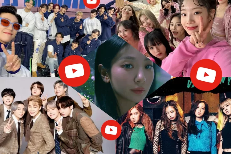 25 artis K-Pop yang paling banyak ditonton di YouTube sepanjang tahun 2021 (Kompilasi Instagram)