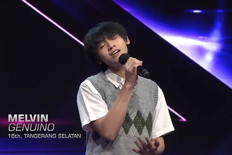 Melvin Genuino lolos audisi X Factor Indonesia 2021. (tangkapan layar Youtube X Factor Indonesia)