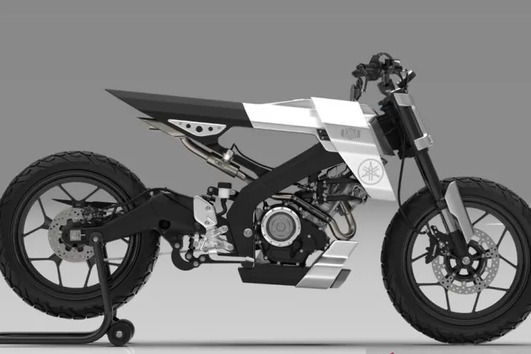 Yamaha XSR 155 dengan konsep "modern flat track  (ANTARA/HO)