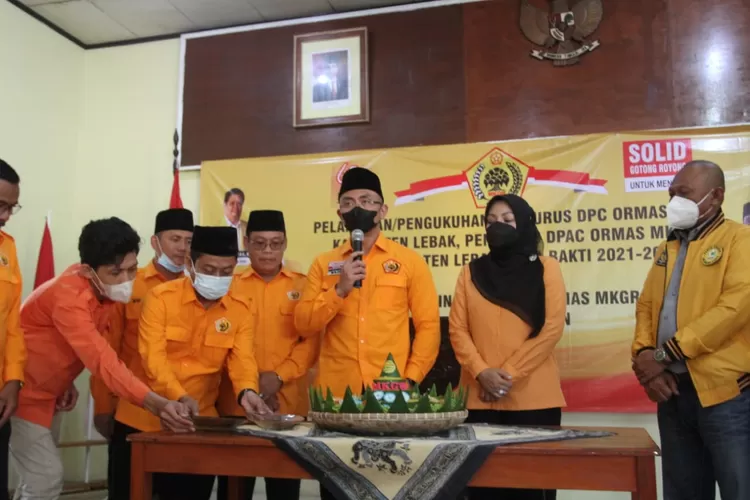 Pengurus DPC Ormas MKGR Kabupaten Lebak 2021-2026 resmi dilantik