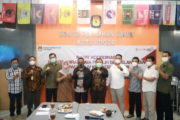 Peto bersama Bawaslu Kota Bogor dan KPU Kota Bogor  (Bogortimes.com)