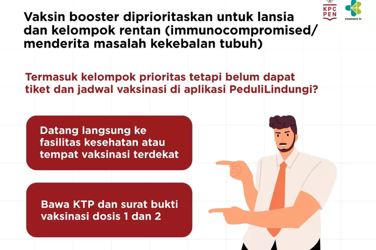 Ketentuan pelaksanaan vaksinasi booster. (laman covid19.go.id)