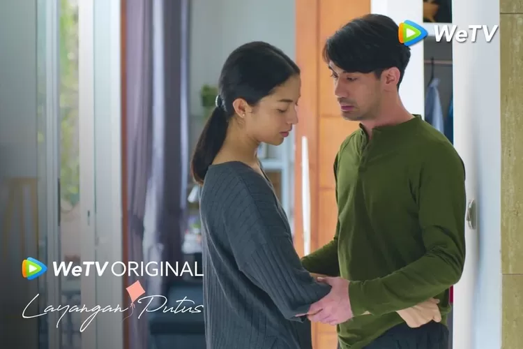 Episode 9A drama Layangan Putus menampilkan Kinan yang menuntut suaminya untuk meminta maaf atas perselingkuhan yang dilakukannya. ( instagram  @wetvindonesia)