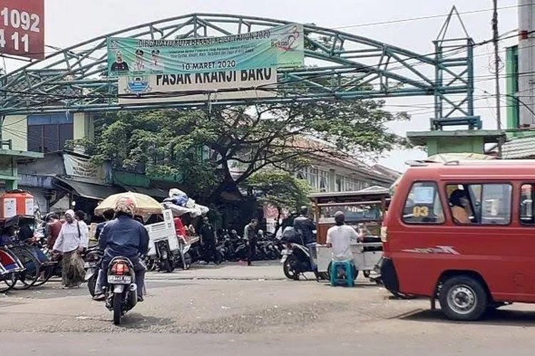 Pasar Kranji Baru.  (FOTO: Tribunnews.com)