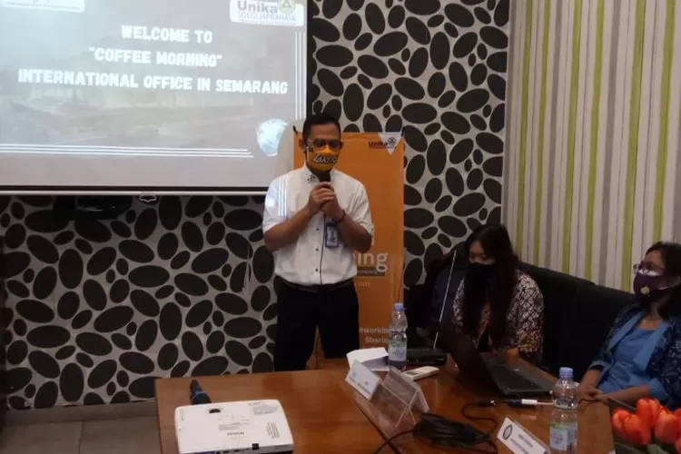 Acara Coffee Morning yang diinisiasi oleh IACO Unika Soegijapranata Semarang. (dok Humas Unika)