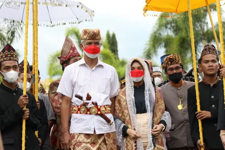 Gubernur Jawa Tengah, Ganjar Pranowo saat berkunjung Ke Lampung.