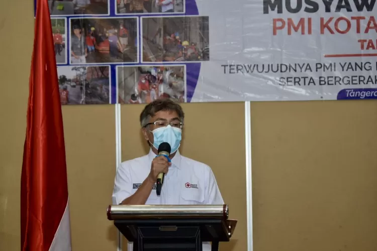 Ketua PMI Kota Tangerang Oman Jumansyah.