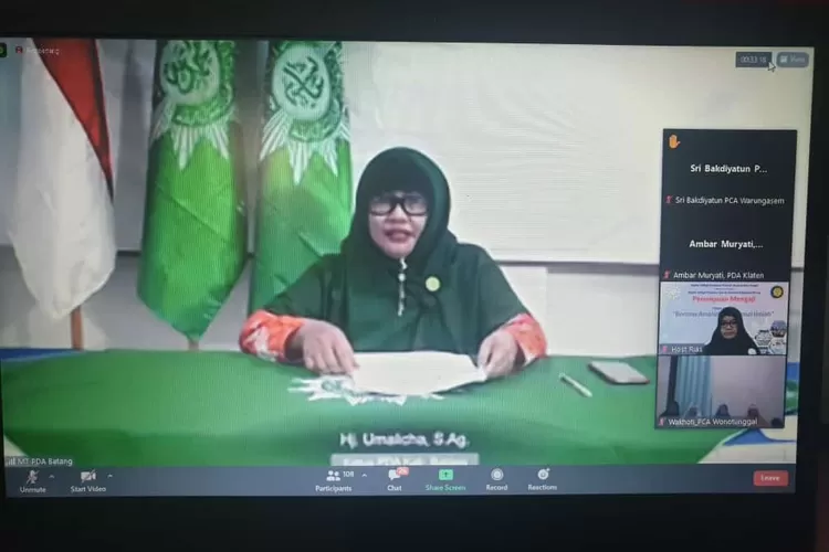 PDA Batang saat menggelar kajian virtual&nbsp; pada&nbsp; Rabu (23/1/2022) di ruang meeting RSI PKU Muhammadiyah Batang.&nbsp;&nbsp;   Foto: dok&nbsp;