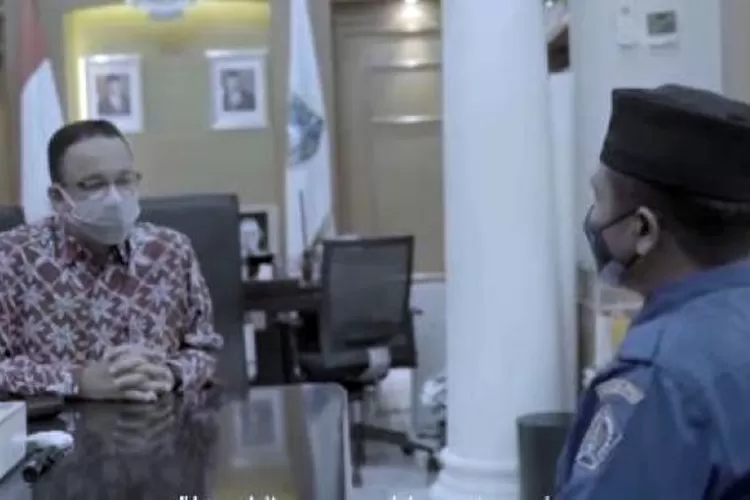 Gubernur DKI Jakarta dan Pak Khaerun (IG @aniesbaswedan)