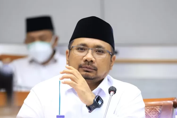 Menteri Agama (Menag) Yaqut Cholil Qoumas  meminta umat yang merayakan Imlek mewaspadi Covid-19 (Foto Kemenag)