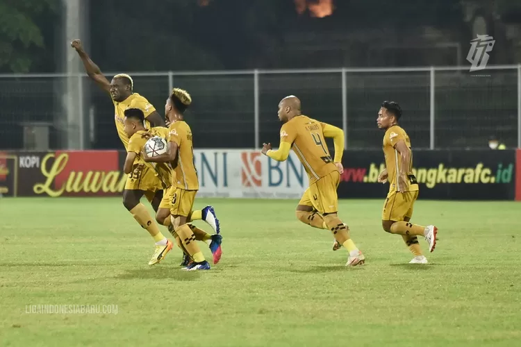 Bhayangkara FC bertekad menang saat lawan PSIS Semarang demi jaga jalur juara. (dok PT LIB/HARRYHARTOMO)