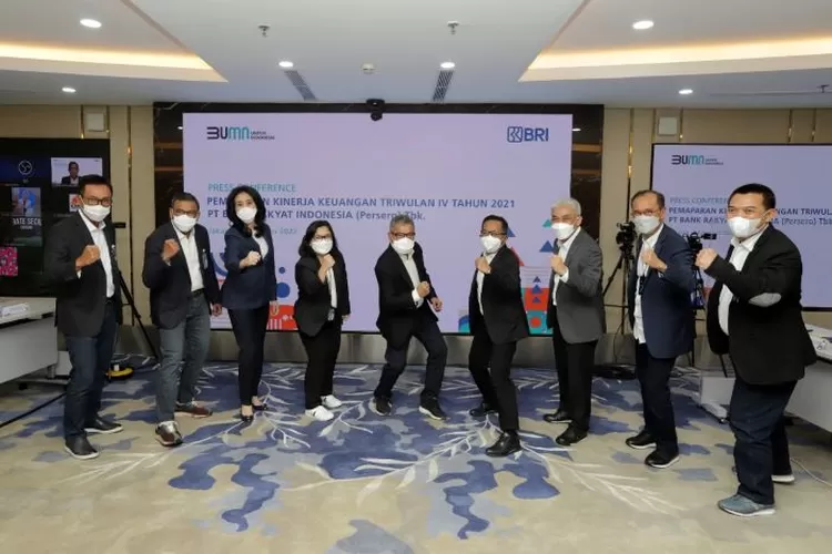 Jajaran direksi BRI (Foto: dok. Humas BRI)