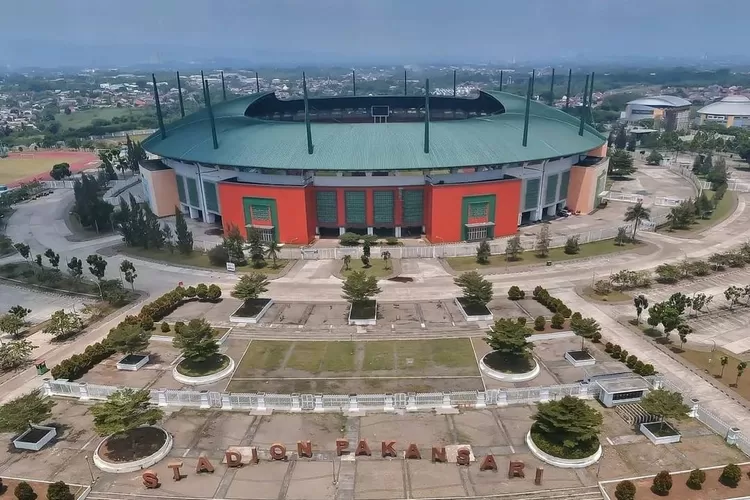 Stasion Pakansari Bogor. Stadion ini siap menggelar laga FIFA Matchday antara Timnas Indonesia vs Curacao, 27 September 2022 (ayobogor.com/ig @stadionpakansari)