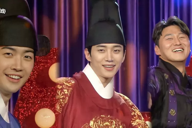 Lee Junho 2PM menarikan My House dengan mengenakan baju kekaisaran yang digunakan dalam drama The Red Sleeve