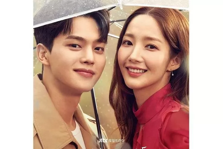 Poster drakor ala pegawai BMKG Korea segera tayang, Song Kang dan Park Min Young siap ramal cuaca dan cinta. (Foto : Instagram @jtbcdrama)