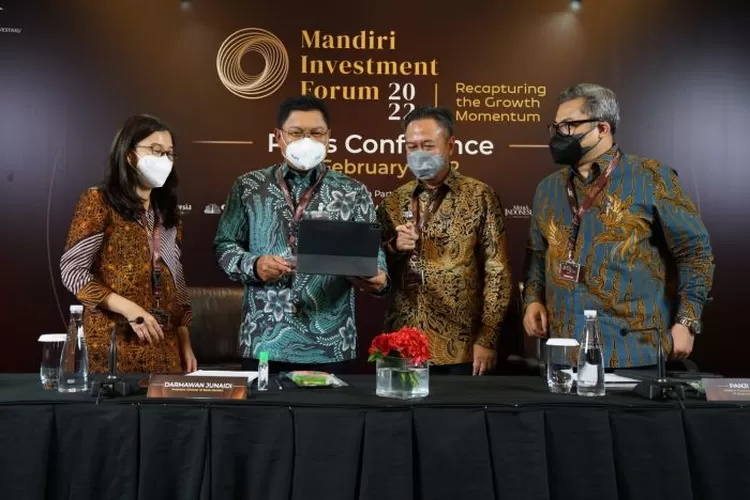 Mandiri Investment Forum (MIF) 2022 di Jakarta, Rabu 9 Februari 2022. (istimewa/Bank Mandiri)