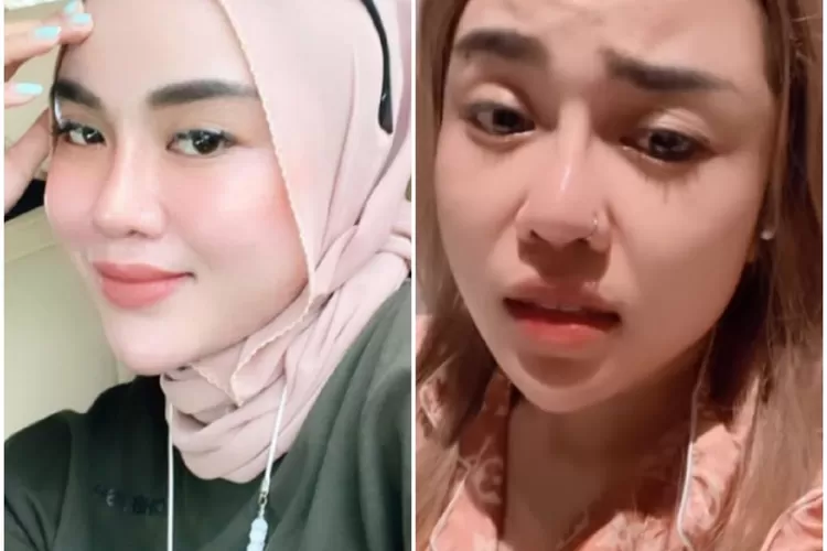 Medina Zein dengan dan tanpa hijab (IG : @medinazein92)