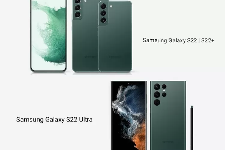 Trio Samsung Galaxy S22 Series yang Diluncurkan Resmi oleh Samsung Tadi Malam, Rabu, 9 Februari 2022 (Tangkapan Layar Situs Web Resmi Samsung Indonesia)