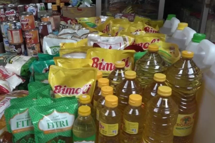 Ilustrasi penimbunan minyak goreng
