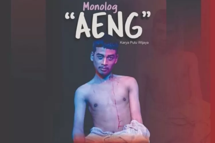 Pementasan Monolog "Aeng" karya Putu Wijaya.  (istimewa)