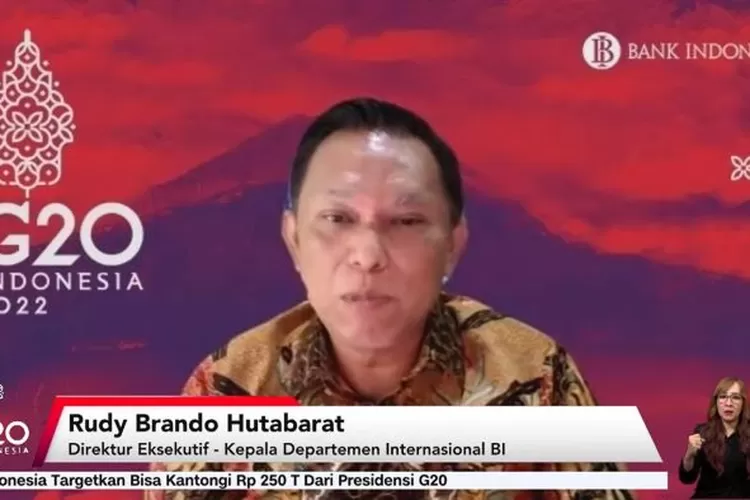 Direktur Eksekutif Kepala Departemen Internasional Bank Indonesia (BI) Rudy Brando Hutabarat.  (istimewa)