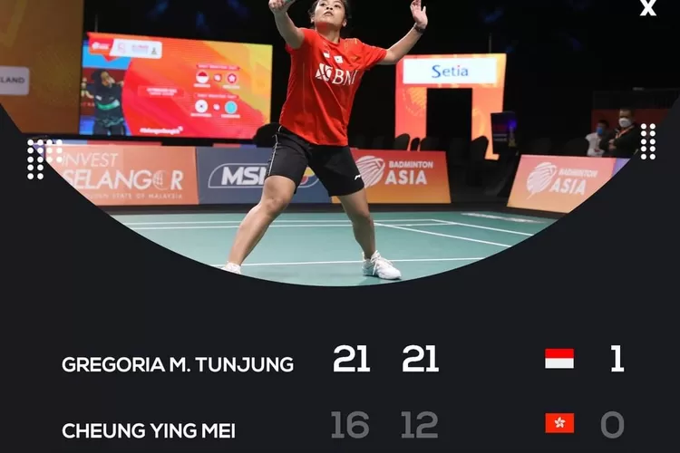 Hasil Pertandingan BATC 2022 Day 1 Tim Putri Indonesia Pada Badminton Asia Team Championships (Instagram @badminton.ina)