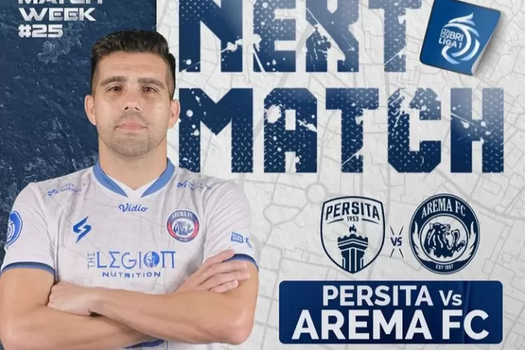 Hasil pertandingan BRI Liga 1 pekan ke-25 antara Persita vs Arema FC, Singo Edan berhasil mengalahkan Pendekar Cisadane (Instagram.com/@aremaofficial)