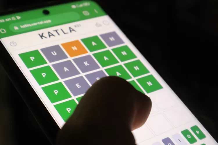 Katla adalah game tebak kata harian berbasis web