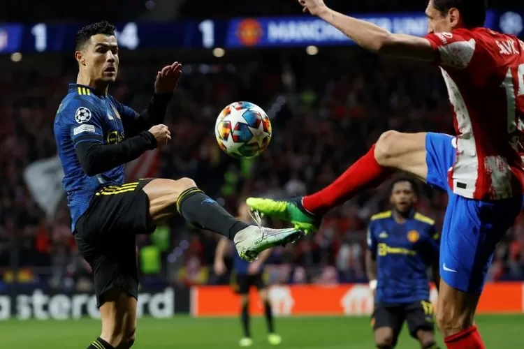 Ronaldo gagal mencetak gol pada laga Manchester United melawan Atletico Madrid. (Istimewa)