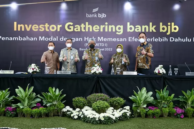 Acara investor gathering bank bjb yang digelar secara hybrid (Foto: dok bank bjb)