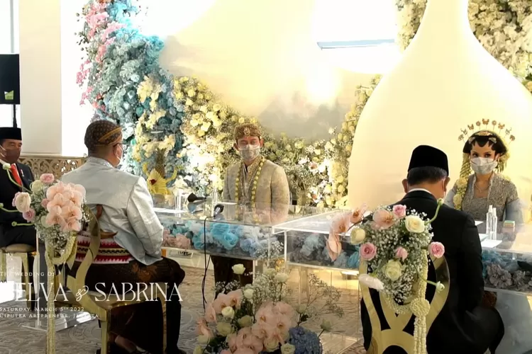Sah, Belva Devara dan Sabrina Anggraini Menikah, Jokowi dan Pratikno Jadi Saksi (Tangkapan Layar)