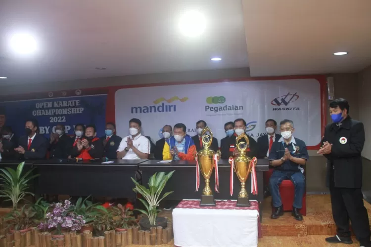 Pembukaan Open Karate Championship  SBY Cup XVIII/2022 berlangsung khidmat di Hotel Sofyan Cut Muetia Cikini, Jakarta, Minggu (6/3/2022) (Panpel)