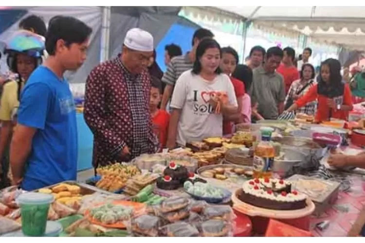 Ilustrasi suasana pasarramadhan di Kota Muara Teweh (Nordin SE)