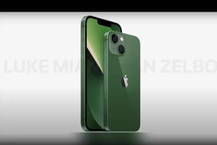 iPhone 13 Dark Green, yang Disebut Akan Jadi Varian Warna Baru (Tangkapan Layar Akun YouTube Luke Miani via Situs Gizmochina)