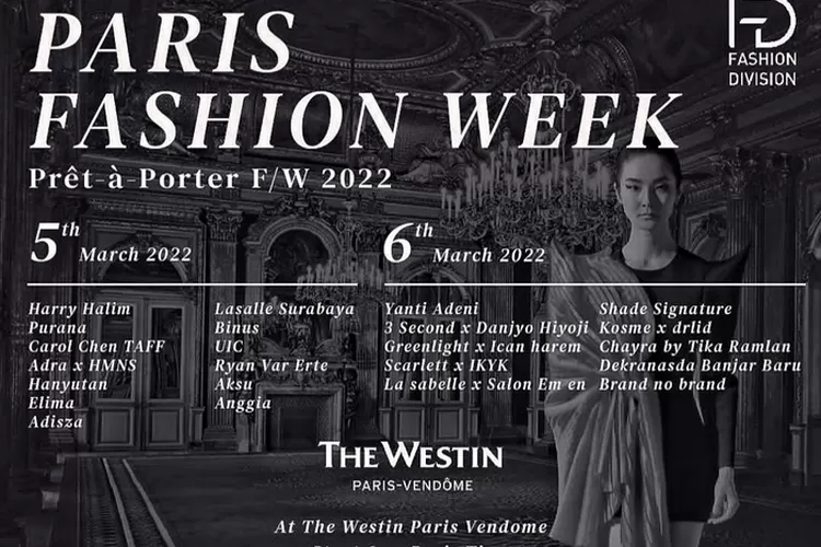 Brand Lokal Ini Klaim Masuk Paris Fashion Week (Instagram @fashiondivision.asia.europe)