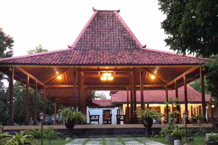 Ada 7 bagian penting yang menjadi pendukung utama keindahan arsitektur dari 'Rumah Joglo', asal Yogyakarta, Jawa Tengah. (VM)