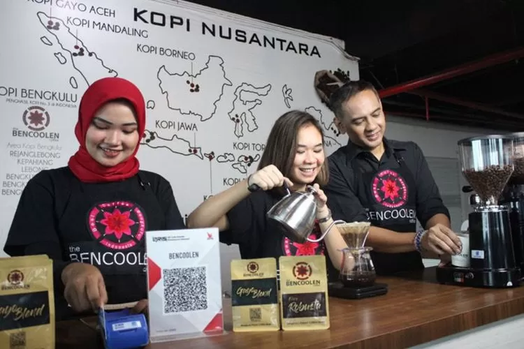 Pelatihan usaha kopi kekinian Beencolen  Coffee bagi peserta program Kartu Prakerja Gelimbang 23, Kamis (19/3/2022)