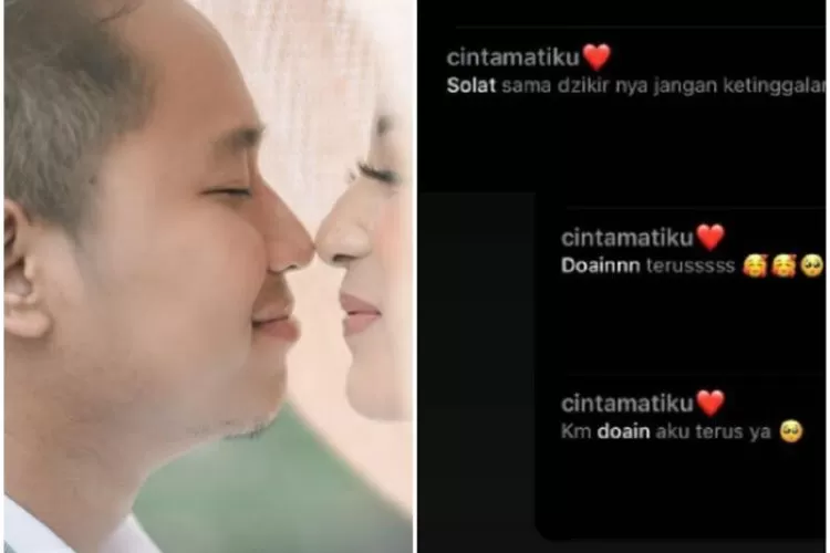 Pesan Doni untuk istrinya di instastory  (@dinanfajrina)