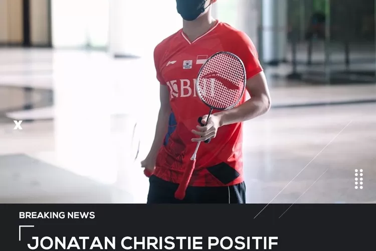 Jonatan Christie mengalami kekalahan di babak 16 besar German Open 2022, karena Positif Covid-19. (Instagram @badminton.ina)