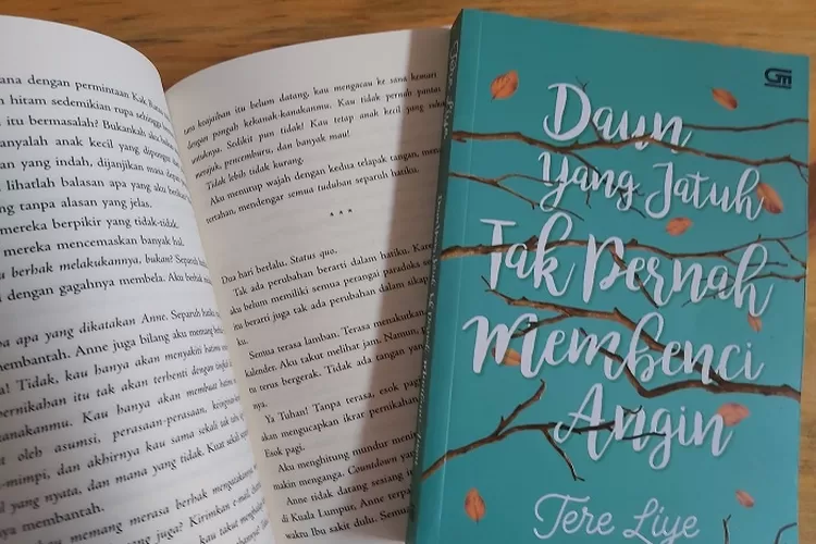 Novel Daun yang Tak Pernah Membenci Angin karya Tere Liye yang Terbit Pada Tahun 2014 Diduga Meromantisasi Pedofilia ( Instagram @tereliyewriter)