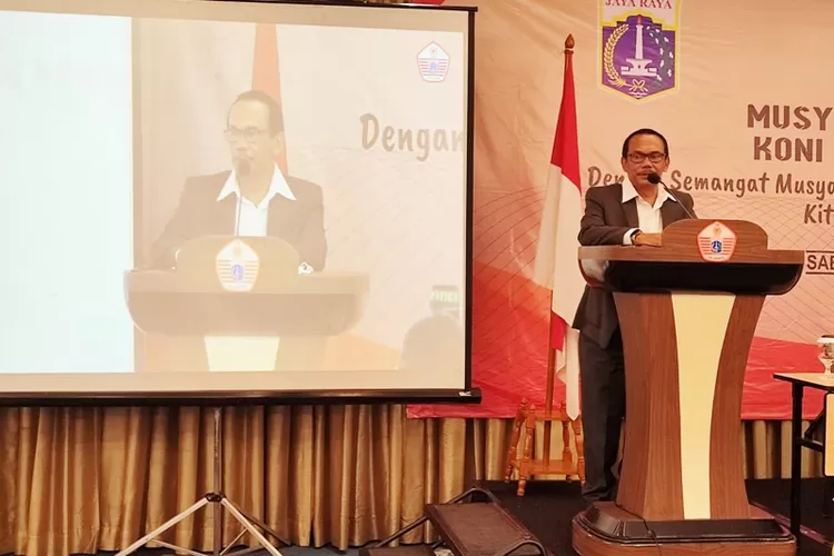 Dr Hidayat Humaid, ketua umum KONI DKI terpilih. (Markon Piliang)