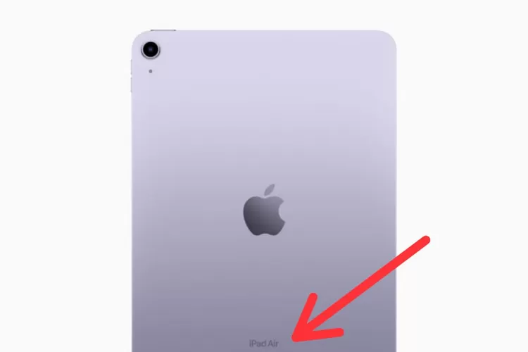 Logo Baru dengan Kalimat 'iPad Air' yang Ada di iPad Air 5 2022 (Tangkapan Layar Situs Resmi Apple)