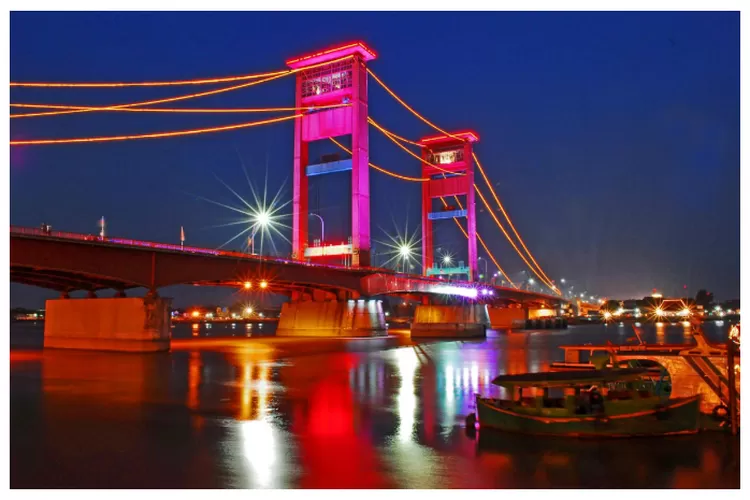 Jembatan Ampera, salah satu rekomendasi destinasi wisata di Palembang (Dok. Pemkot Palembang)