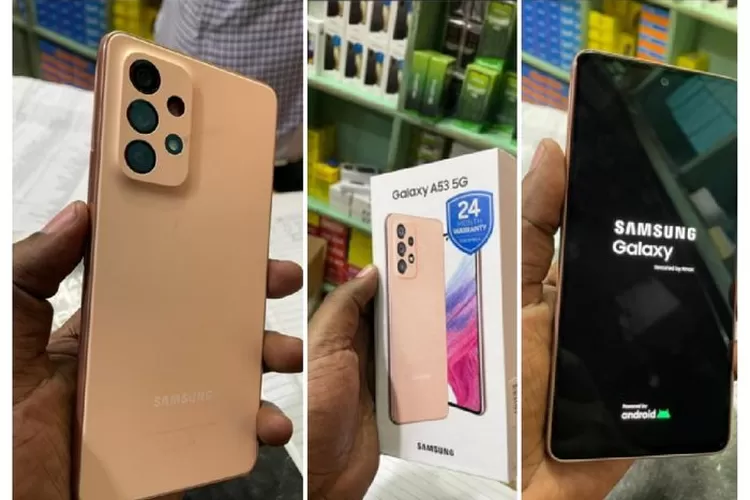 Penampakan HP Samsung Galaxy A53 5G yang Sudah Ada di Toko-Toko Ritel Negara Kenya (Tangkapan Layar GSMArena via Gizmochina)